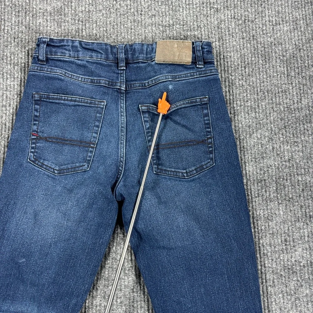 Tommy Hilfiger Straight Jeans Boys Size 14‎ Blue Stretch Adjustable Waist